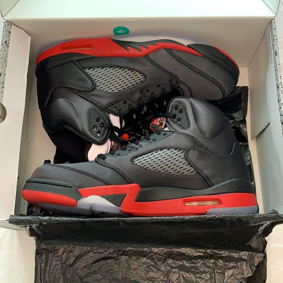 Authentic! Jordan 5 Retro Satin Bred-Mens Size 11 - Picture 2 of 9